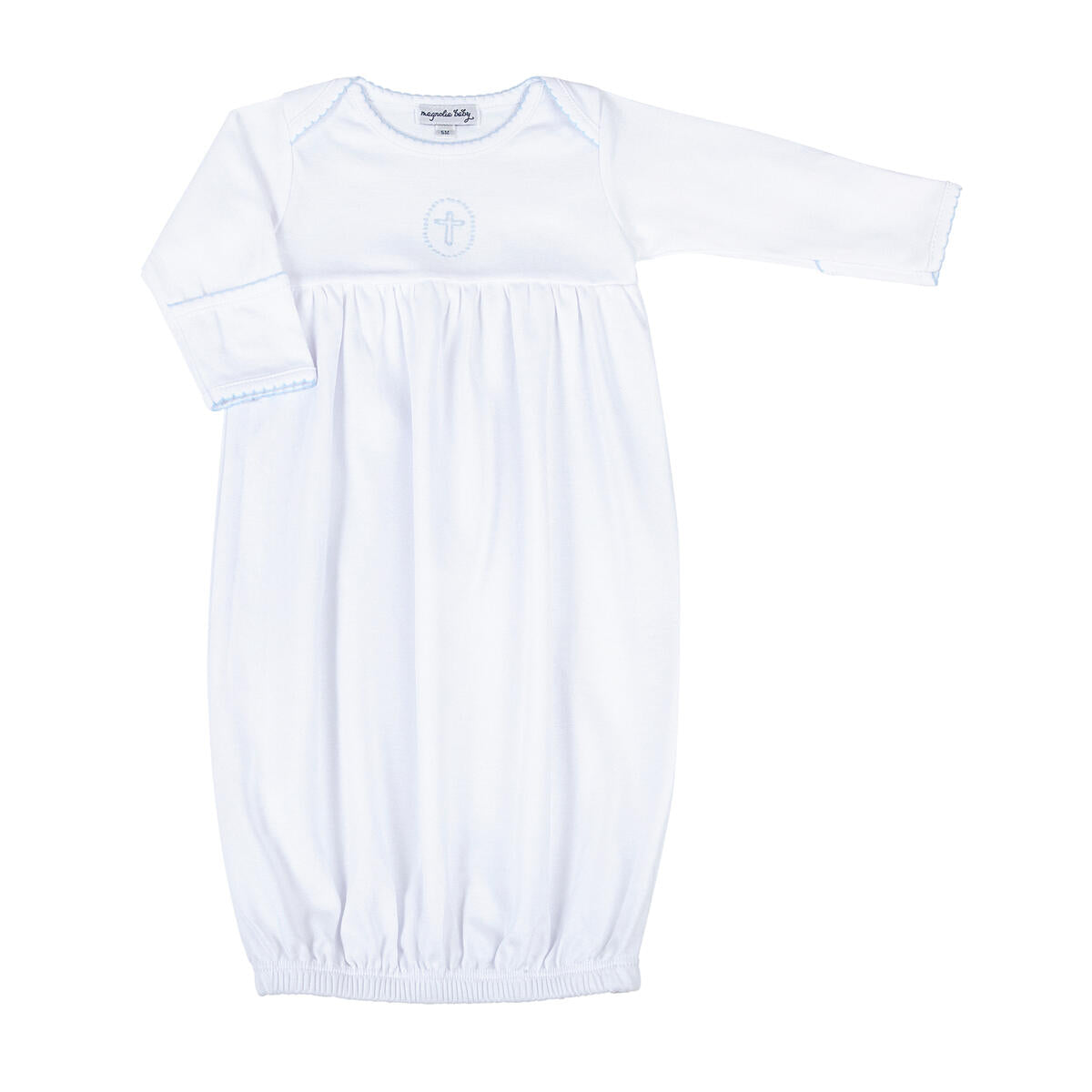Blessed Embroidered Gown - Blue