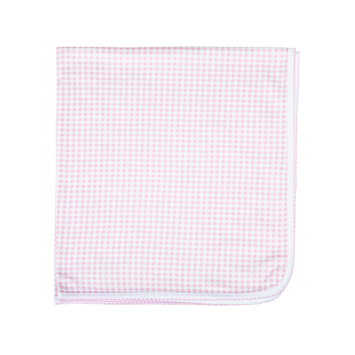 Mini Checks Swaddle Blanket - Pink
