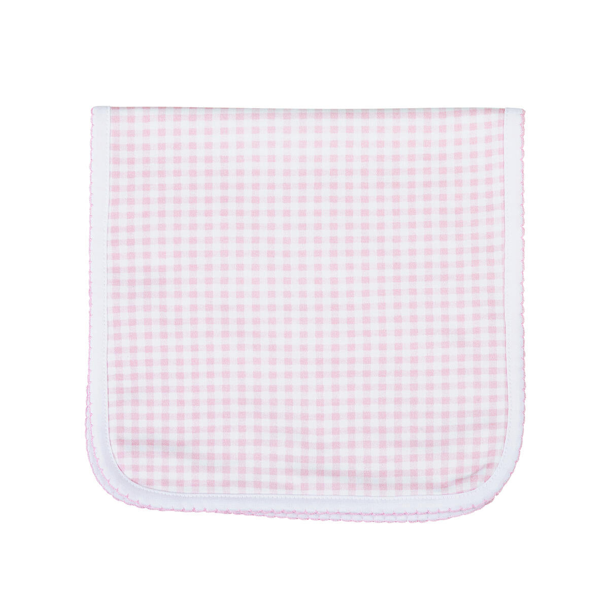 Mini Checks Burp Cloth - Pink