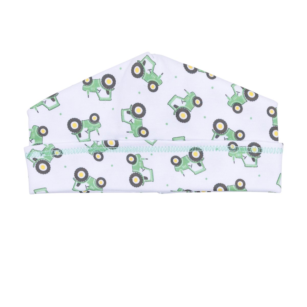 Lil' Green Tractor Green Printed Hat