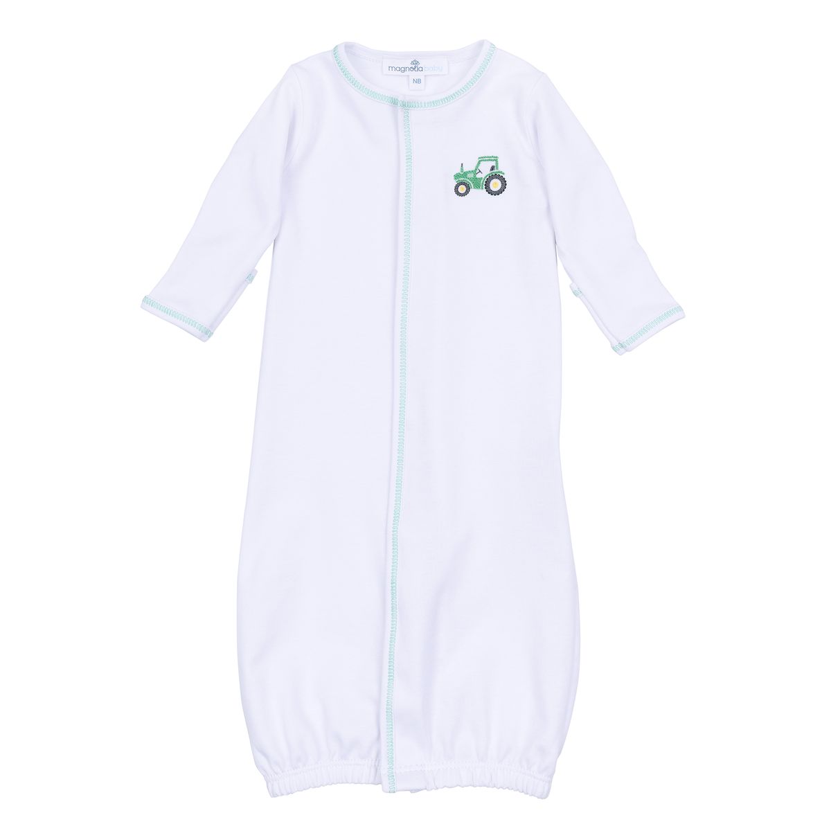 Lil' Green Tractor Green Embroidered Converter