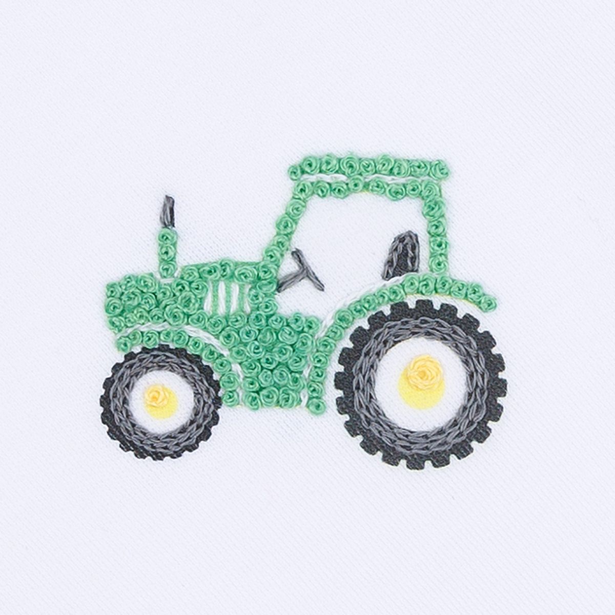 Lil' Green Tractor Green Embroidered Converter