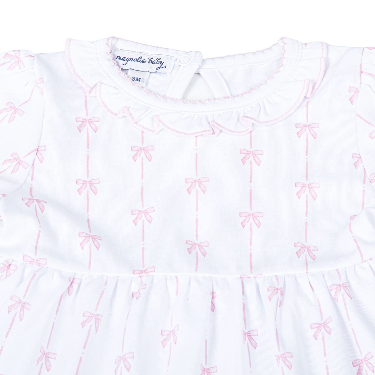 Amelia's Classics Pink Ruffle Gathered Gown