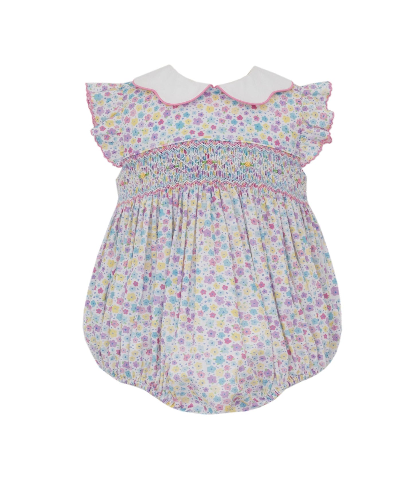 CHLOE - Multi color floral sleeveless bubble