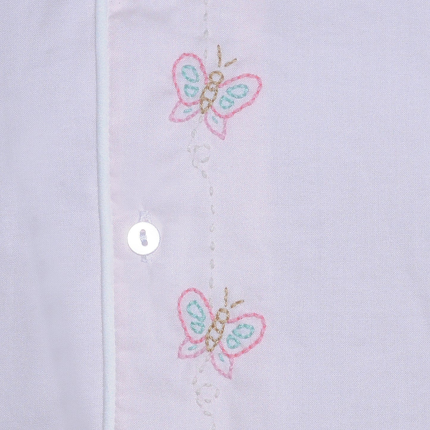 Pink Blanche Diaper Set - Butterflies
