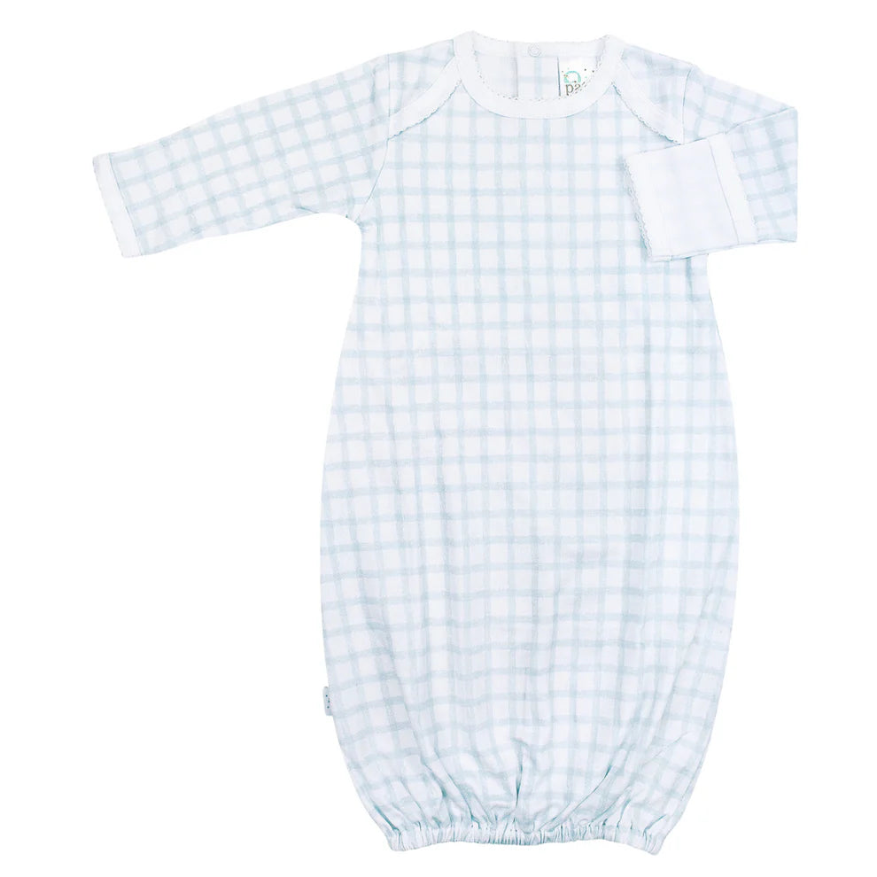 Paty Gingham Gown - Blue