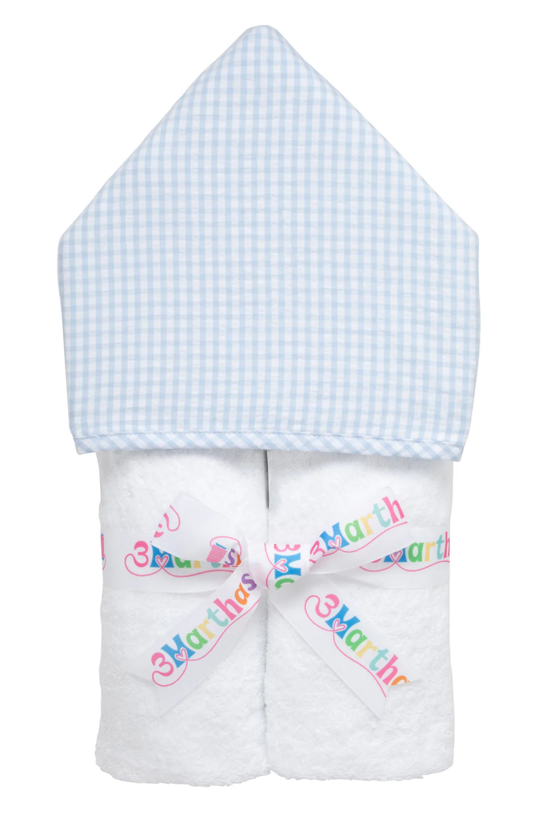 Everykid Towel - Light Blue Check