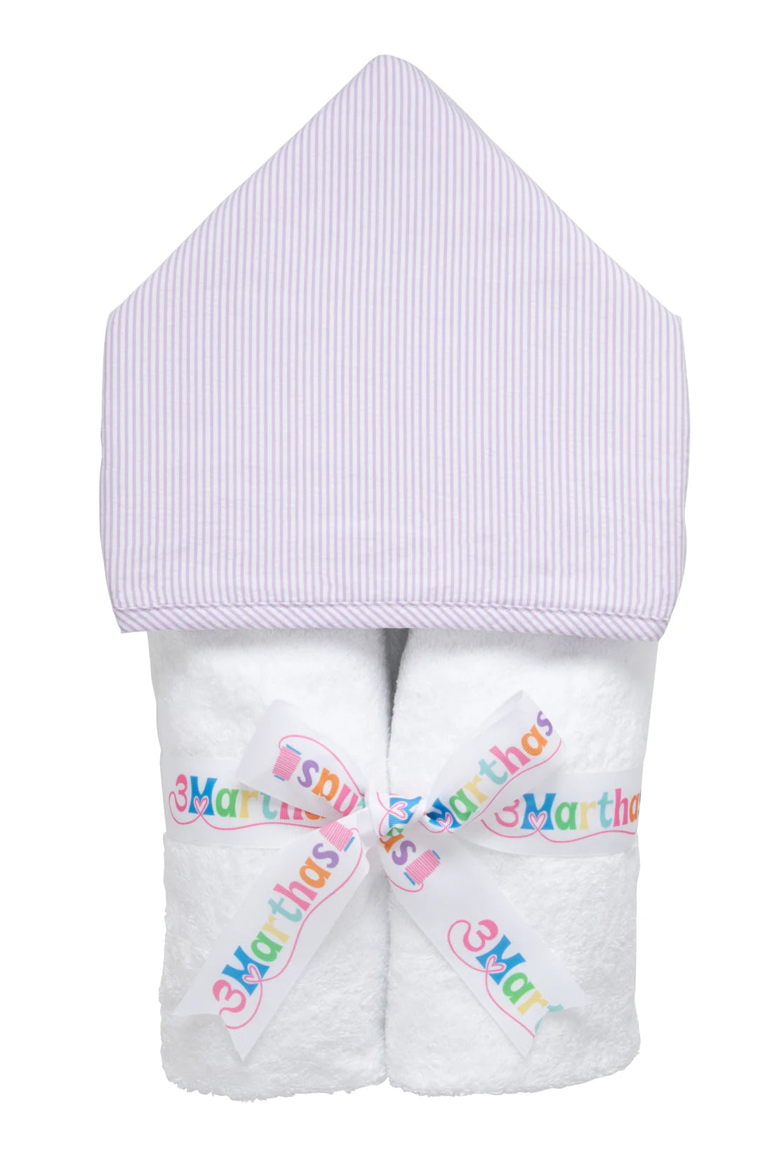Everykid Towel - Lavender Stripe