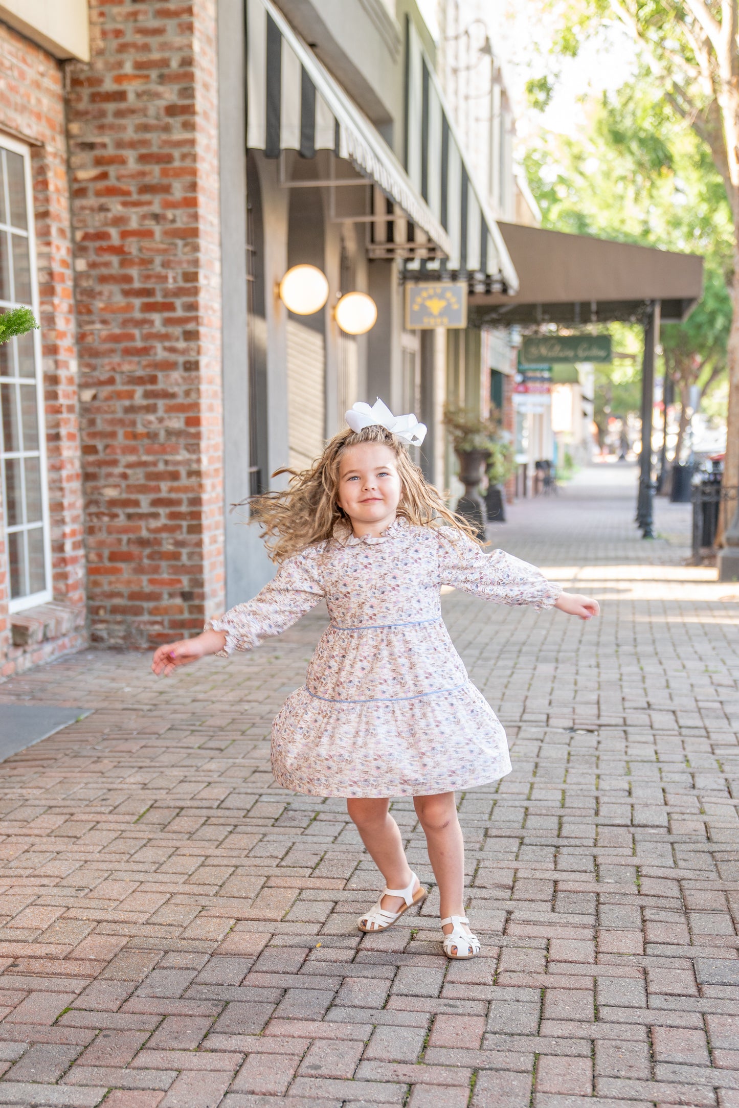 Zoe Pink and Blue Floral Dress