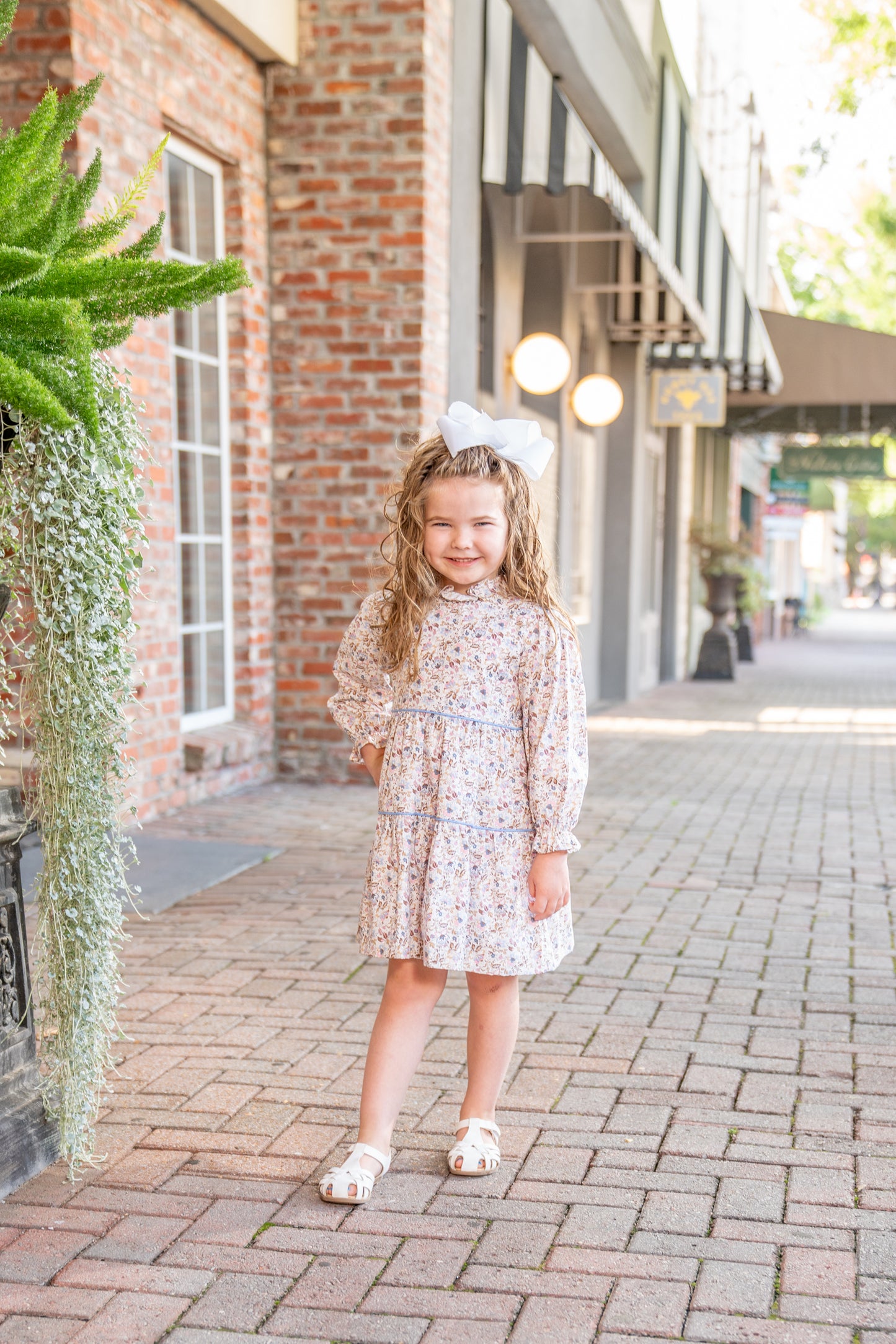 Zoe Pink and Blue Floral Dress