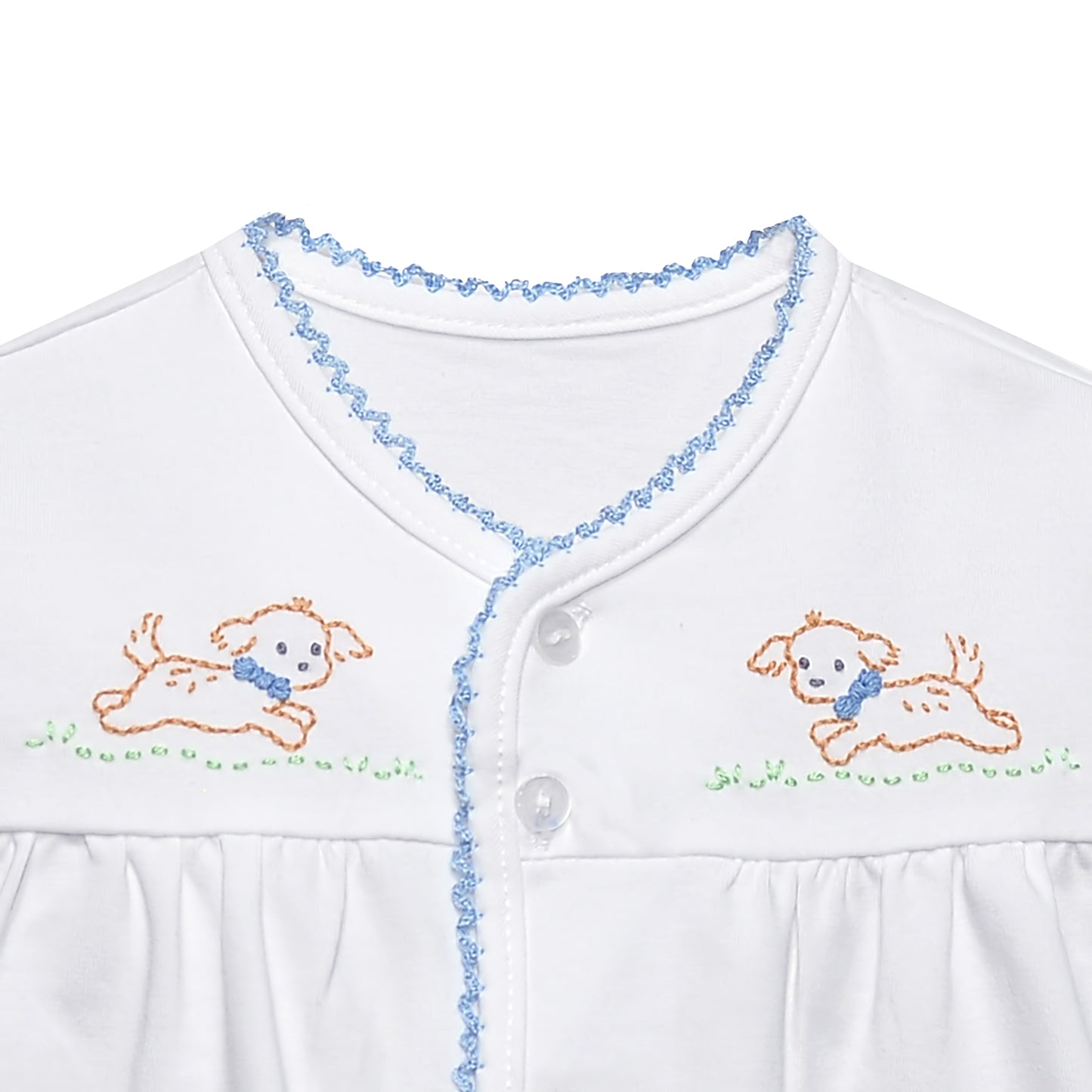Brennan Diaper Sets - Blue Dogs