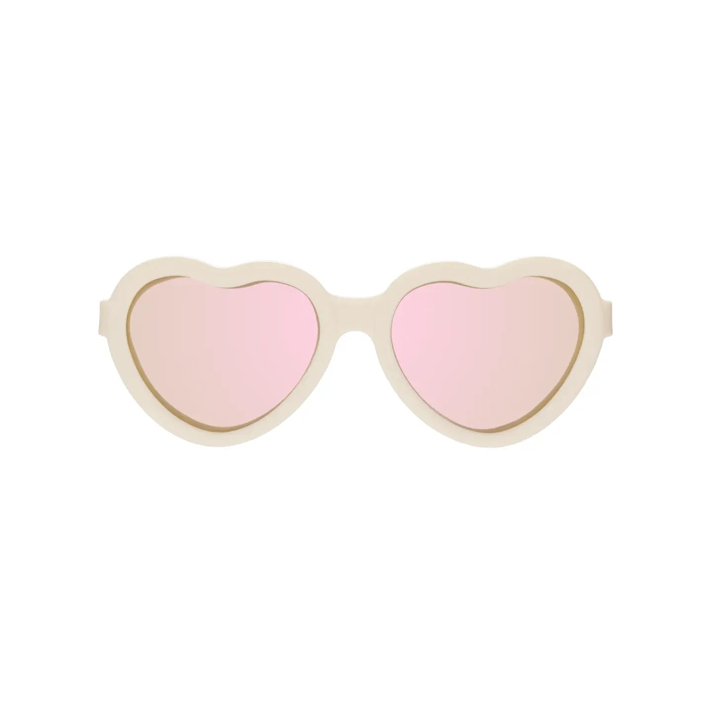 Sweet Cream Polarized Heart Sunglasses