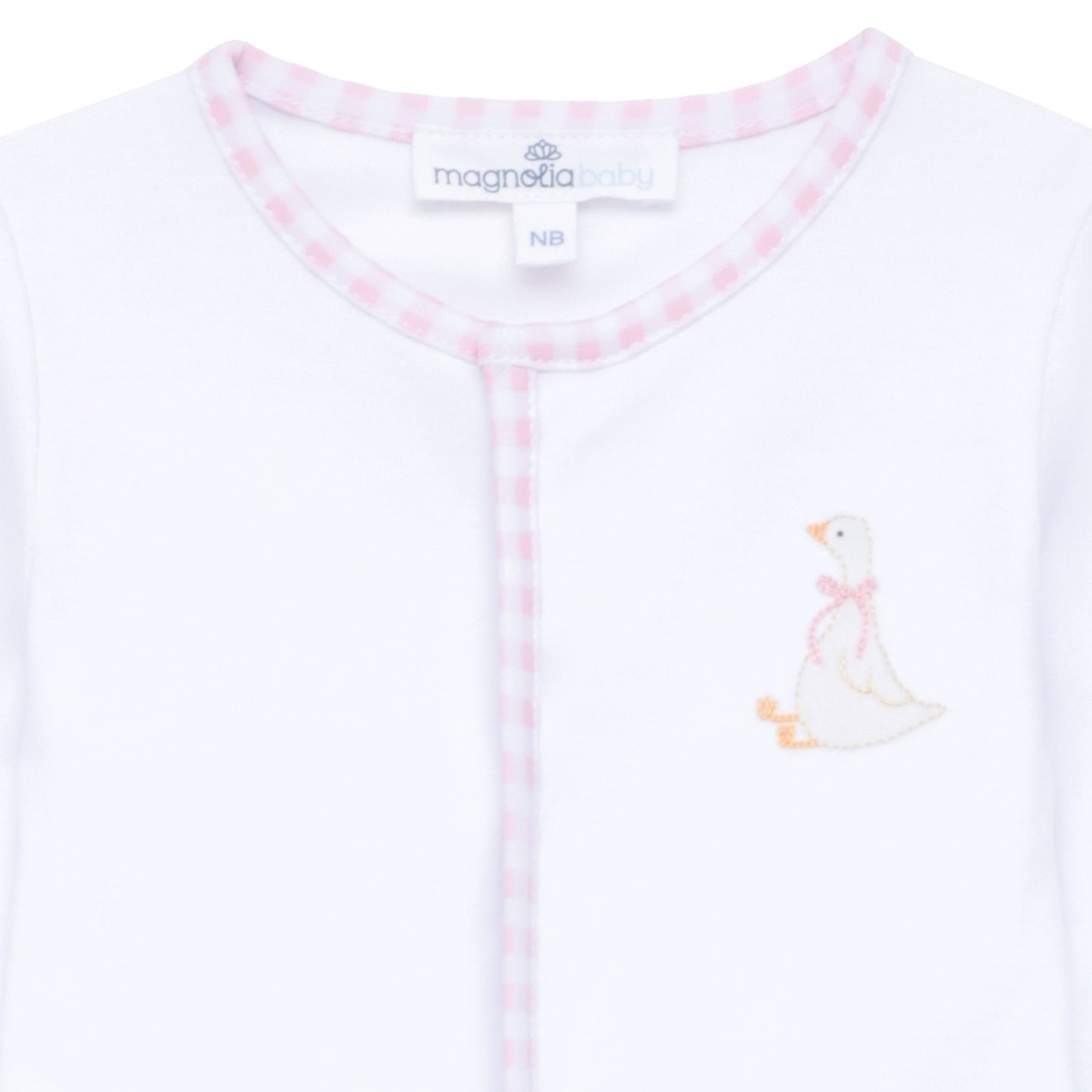 Silly Goose Footie - Pink