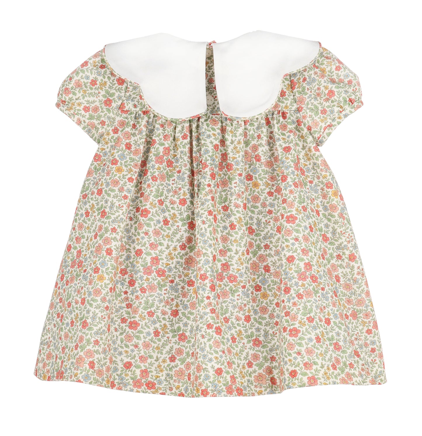Storybrook Vintage Scallop Dress - Orange