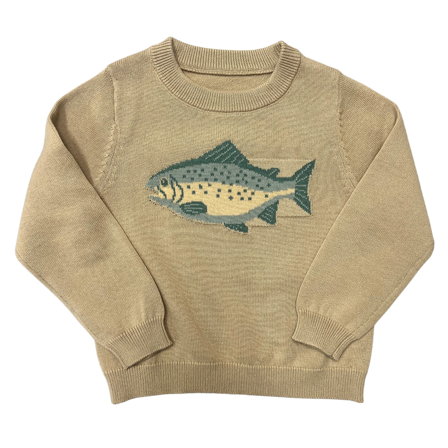Tan Fish Sweater