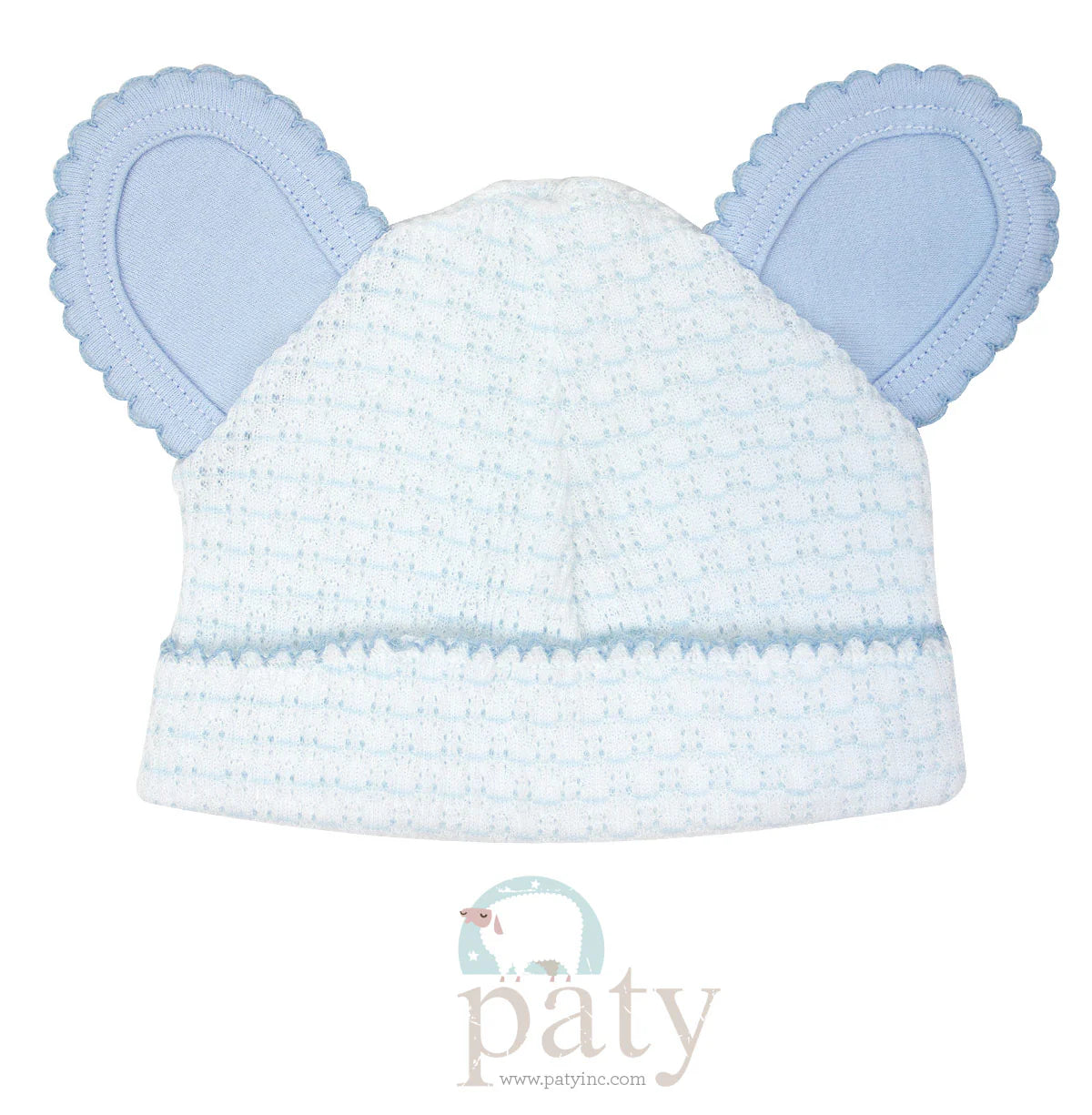 Bear Cap in Pinstripe Blue