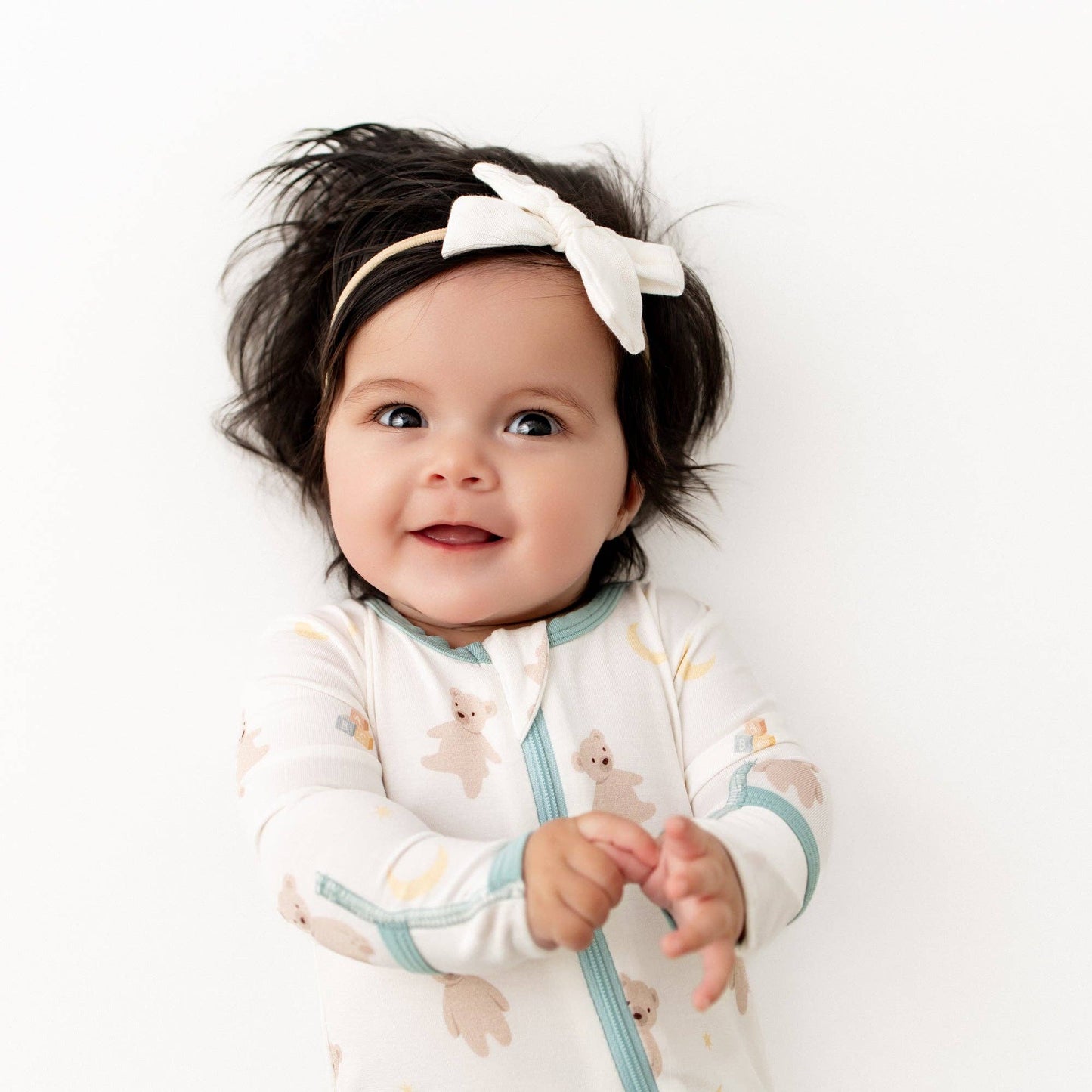 Teddy Bears Zippered Footie