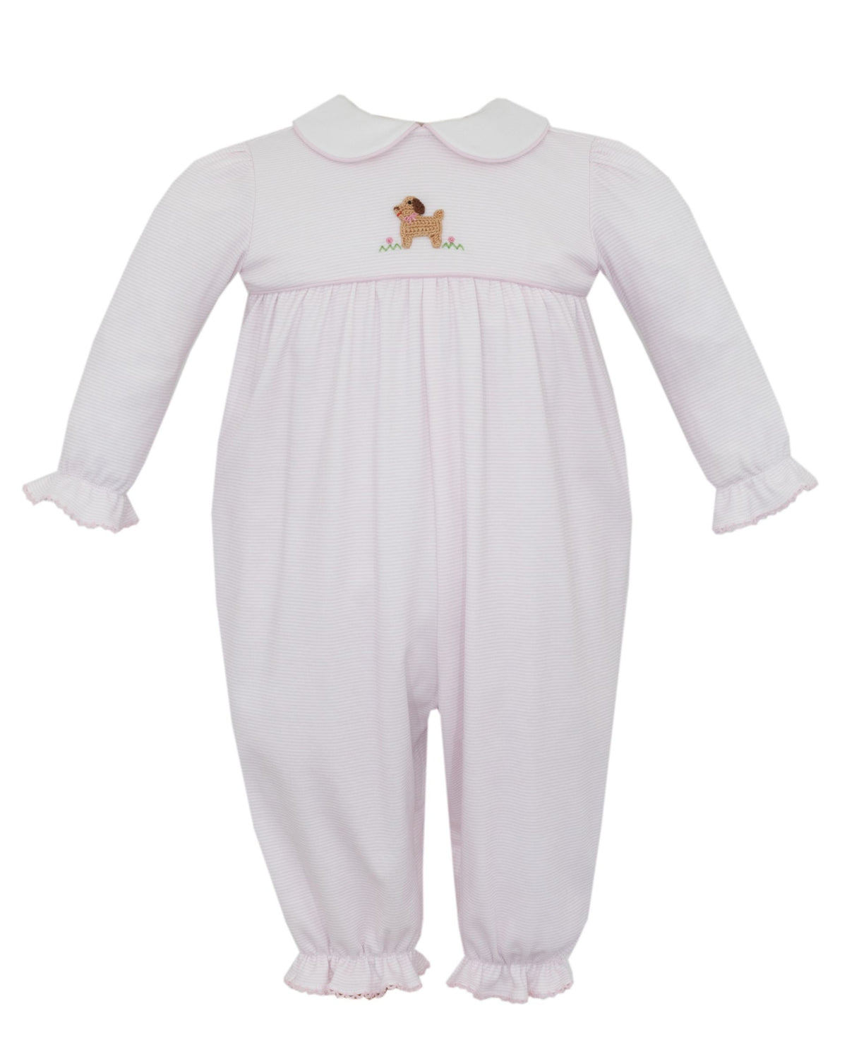 Girl Crochet Puppy Romper