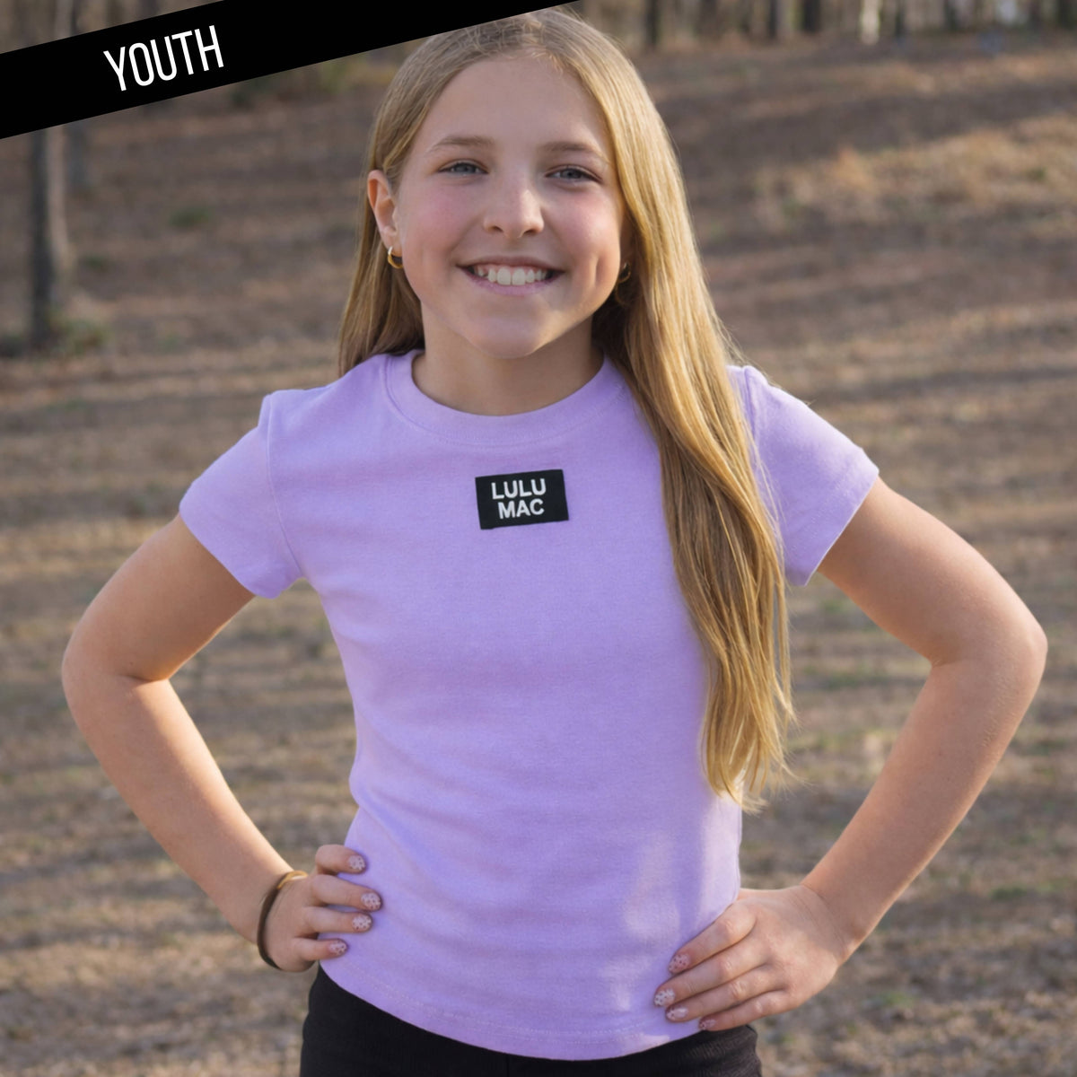 Youth Baby Doll Top - Lavender