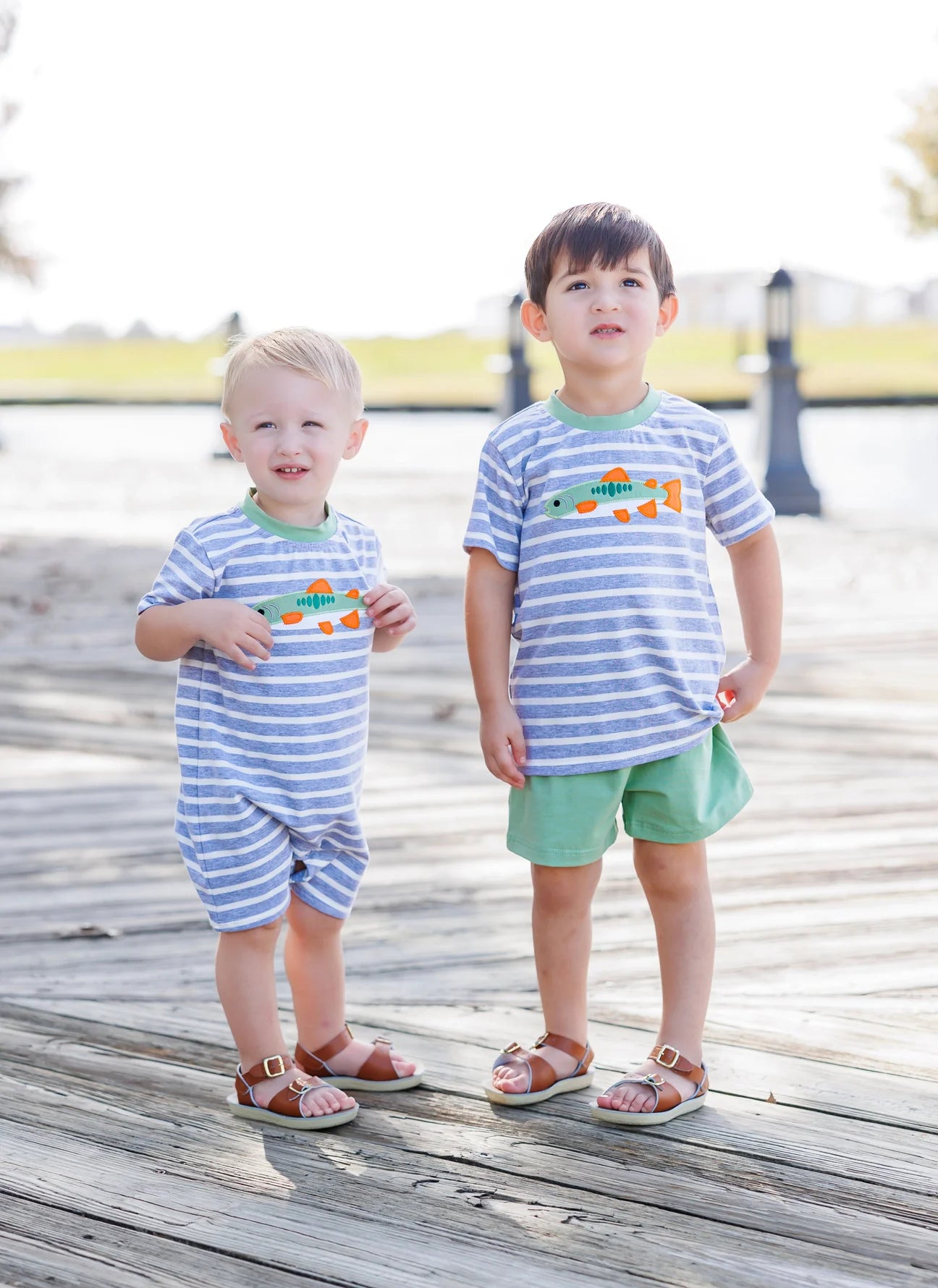 Gone Fishing Short Set