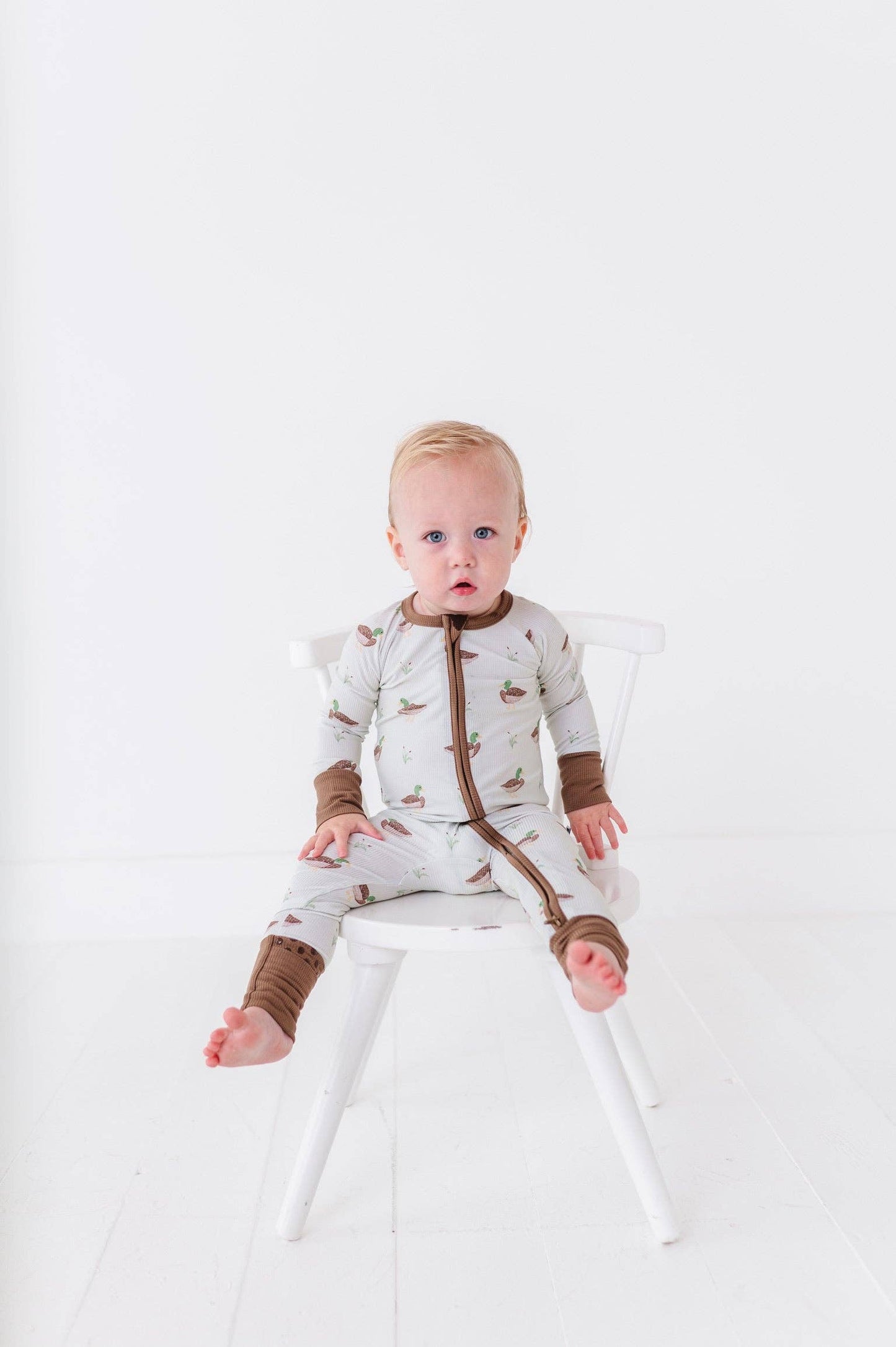 Duck, Duck Cute Ribbed Convertible Footies