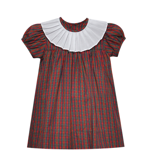 Presley Dress - Red Plaid