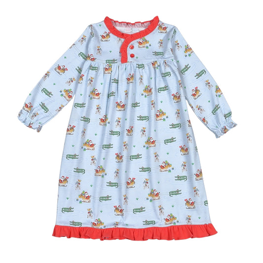 Girls Cajun Christmas Gown