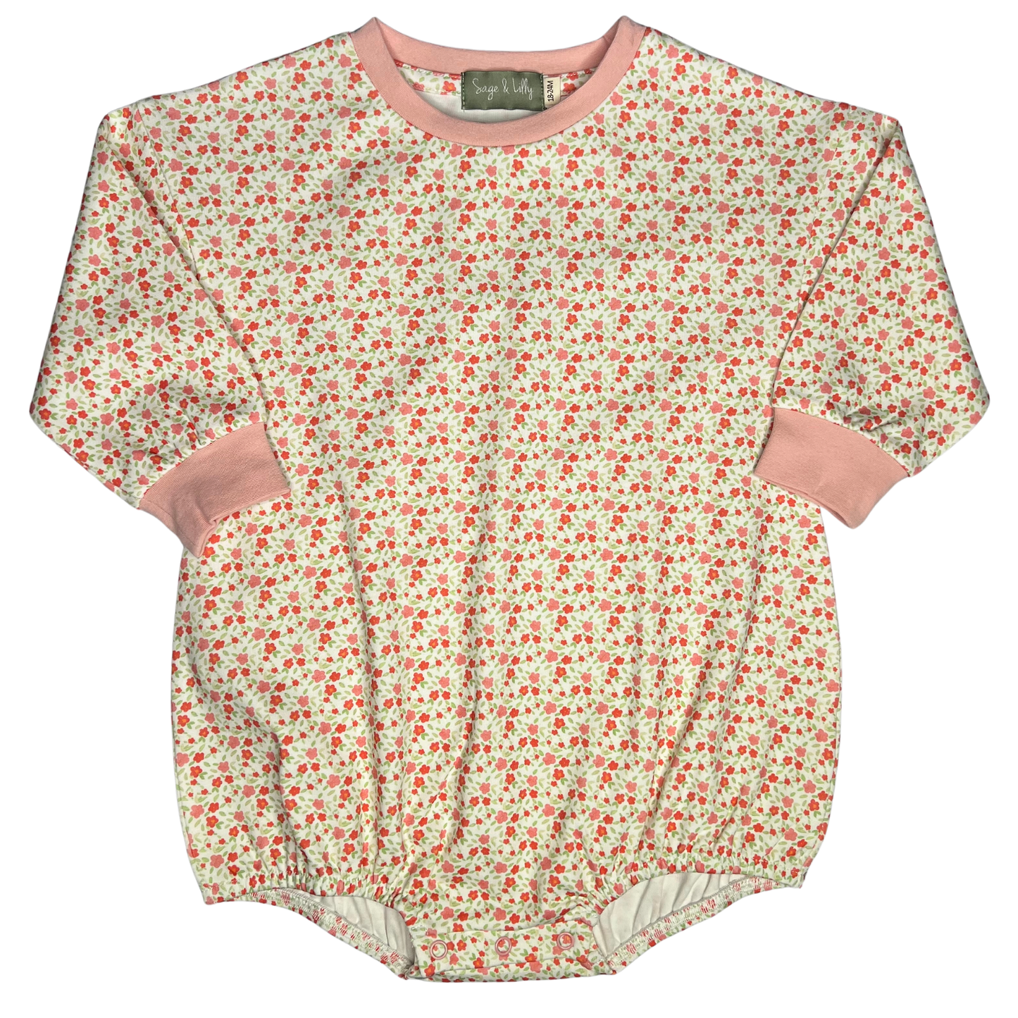 Pink Floral Bubble