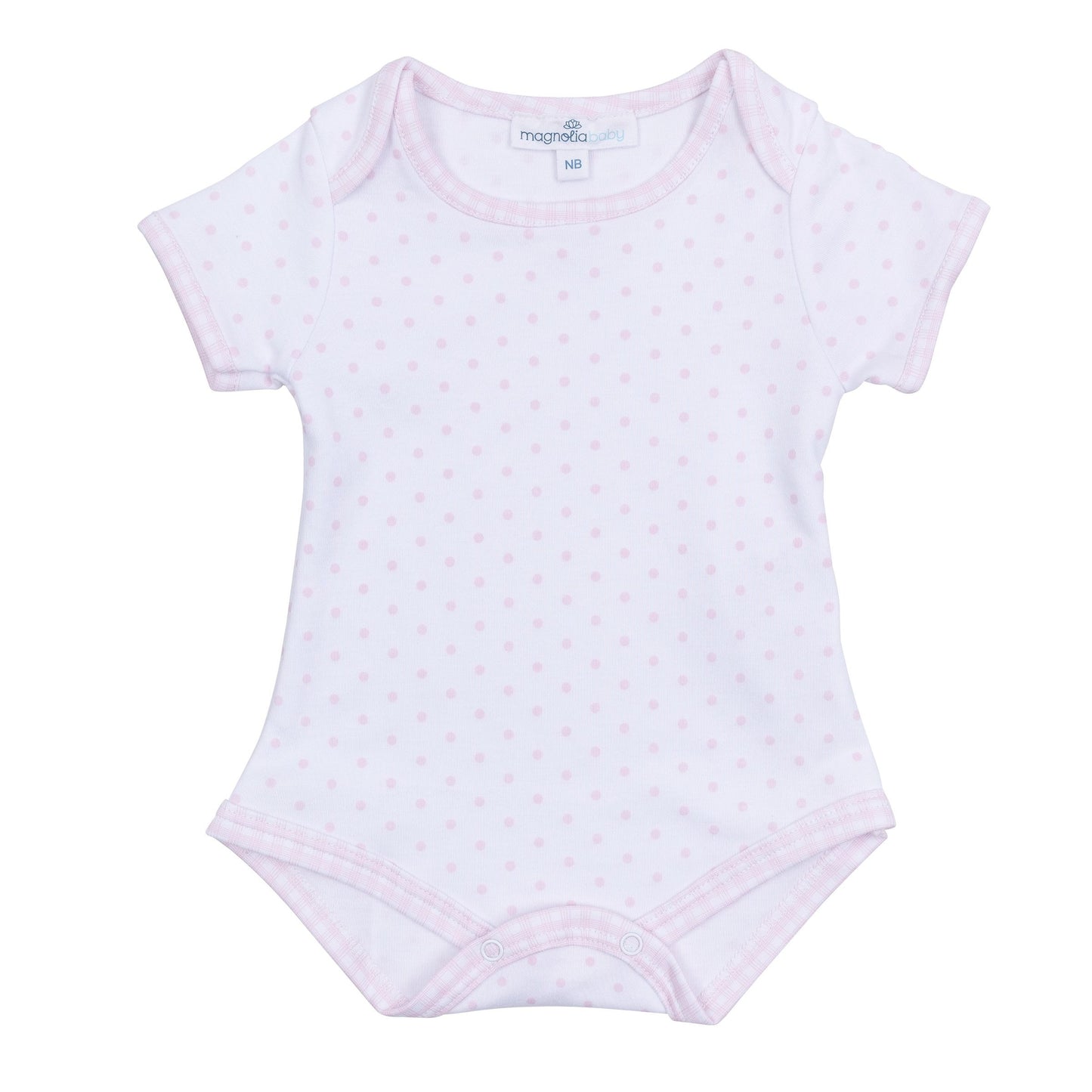 Gingham Dots Essentials Pink Bodysuit