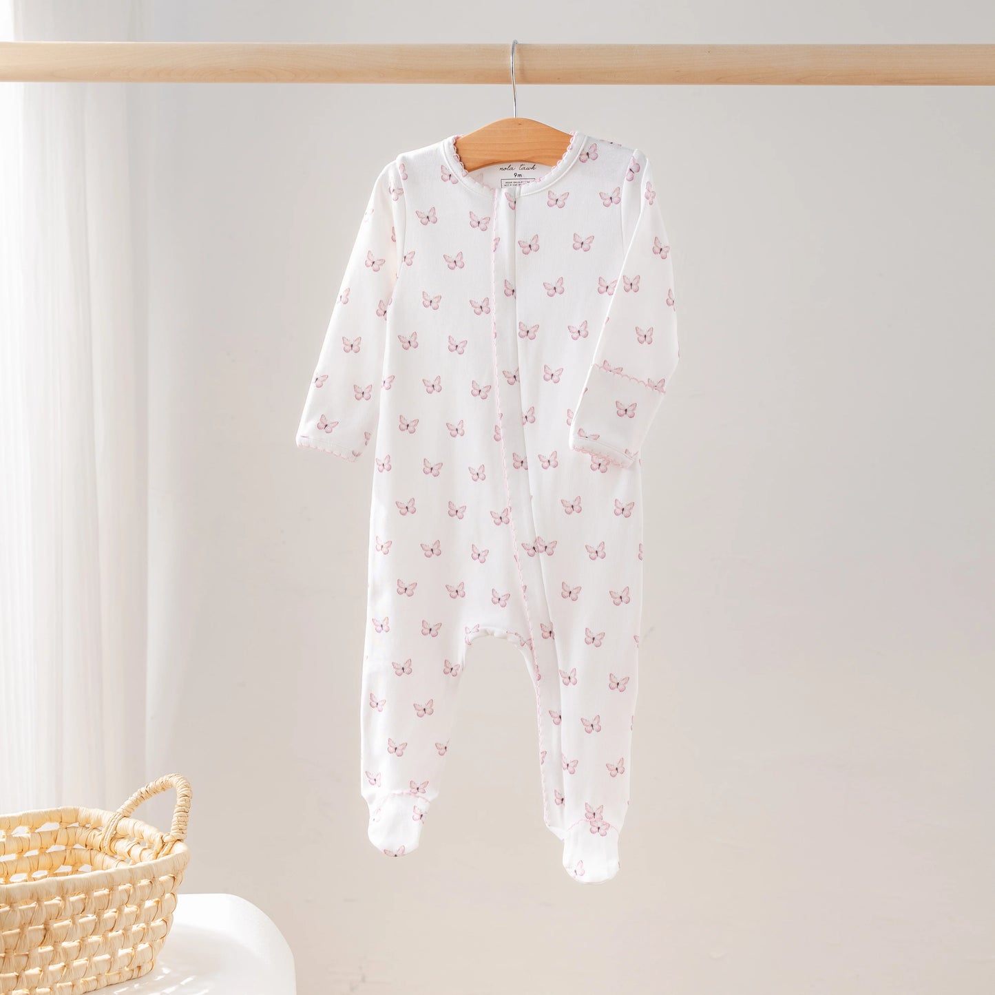 Butterfly Bliss Organic Cotton Baby Pajamas