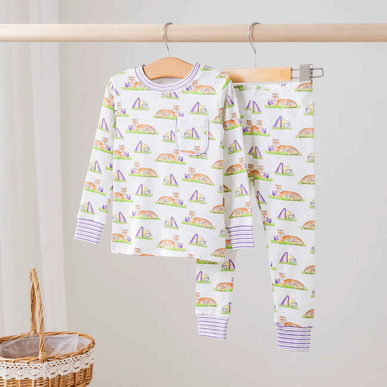 Mascot Mania in Louisiana Pajama Set