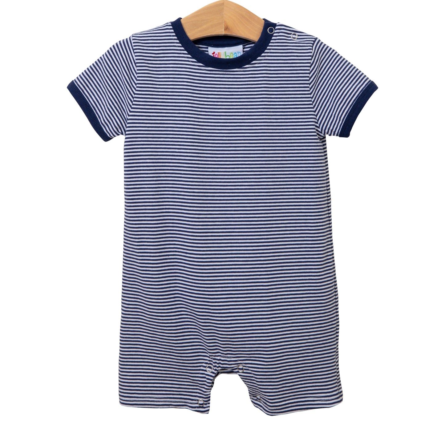 Navy James Romper