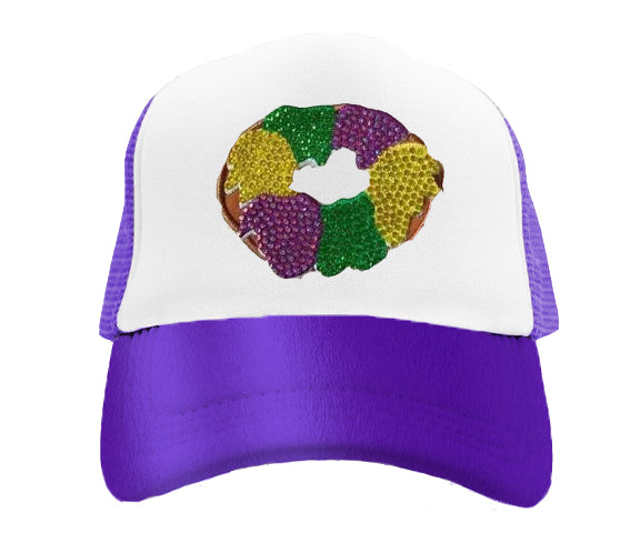 King Cake Rhinestone Hat