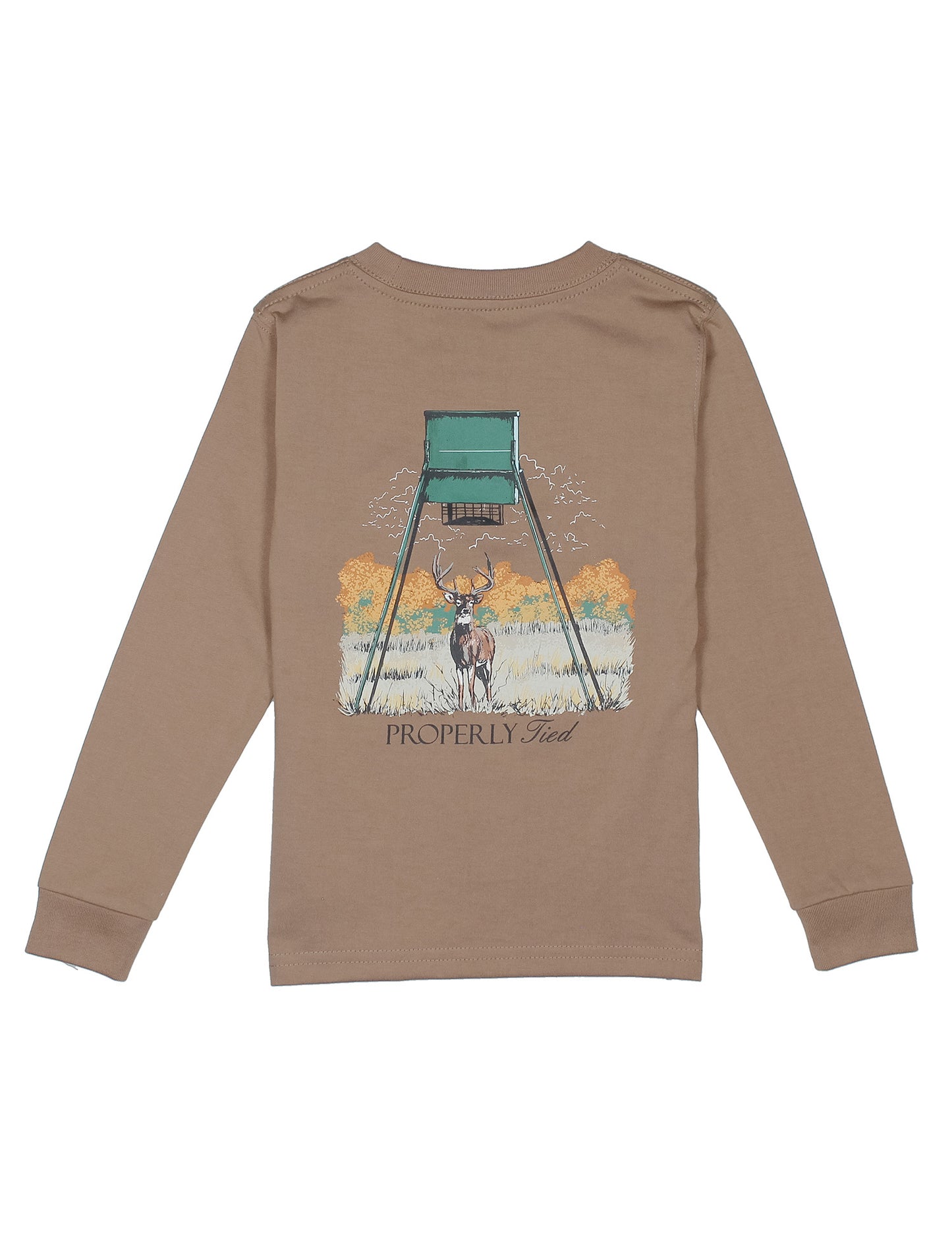 Boys Deer Feeder LS Walnut
