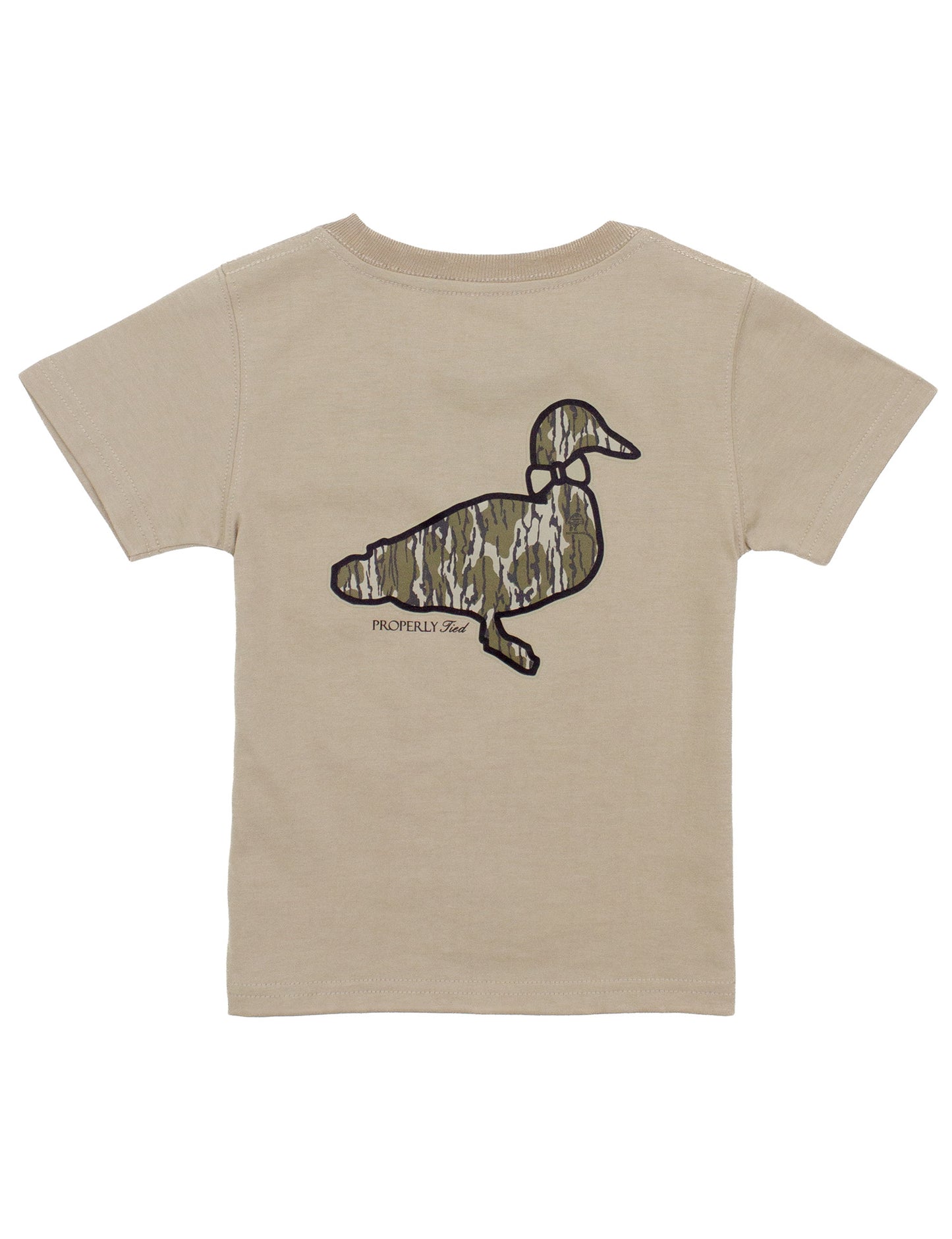 Sand Mossy Oak Logo Tshirt