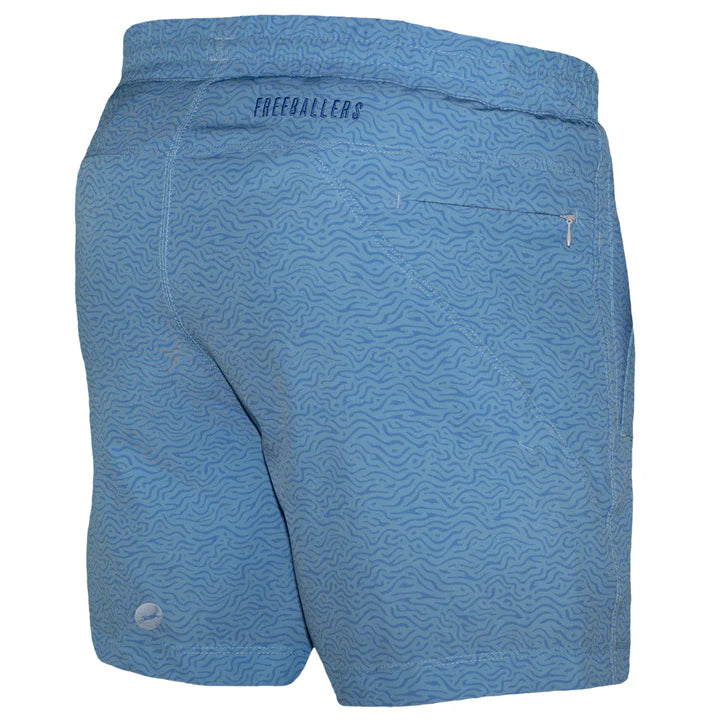 Light Blue Topo FB - Sport Short