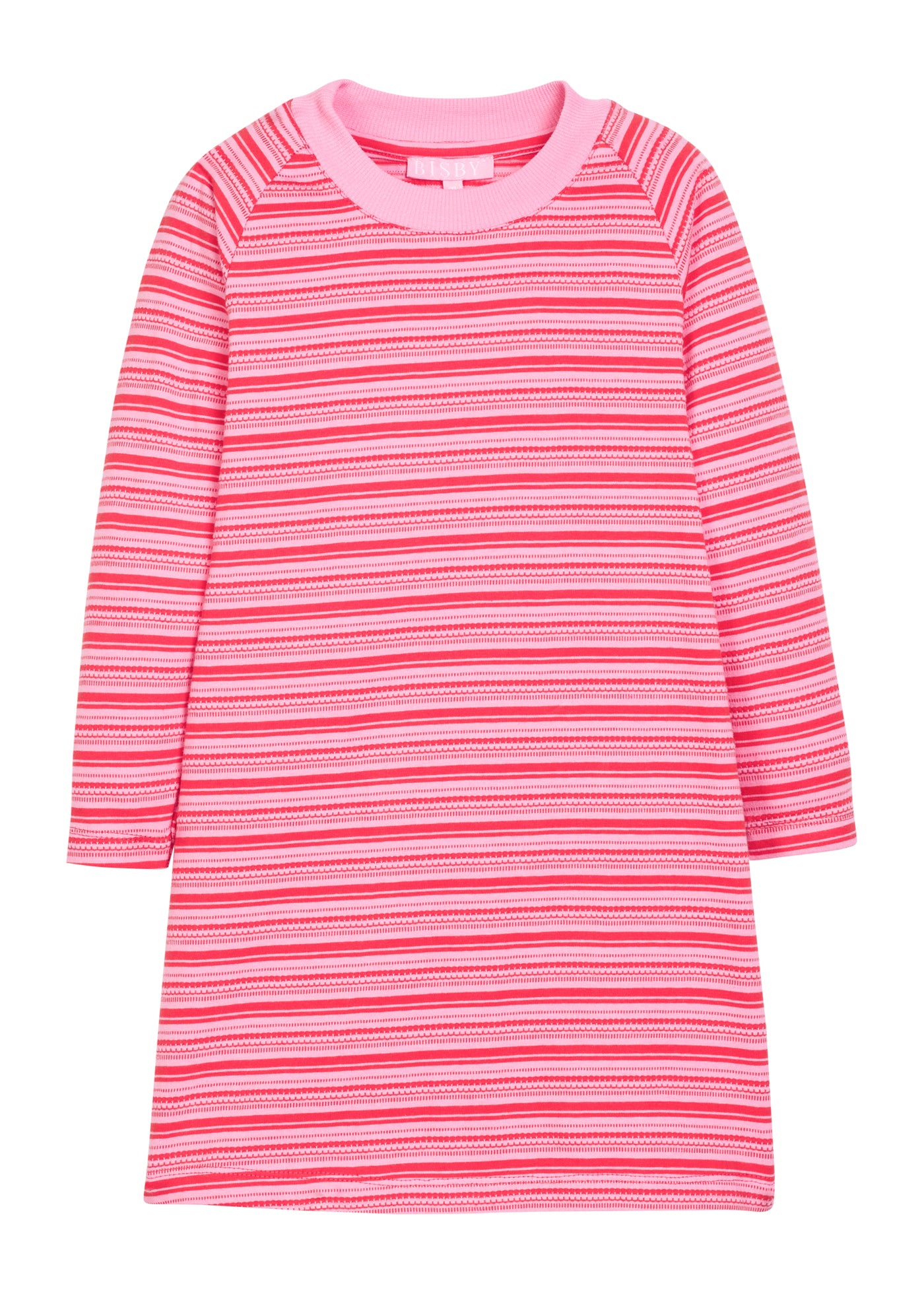 Long Sleeved T-Shirt Dress - Cambridge Stripe