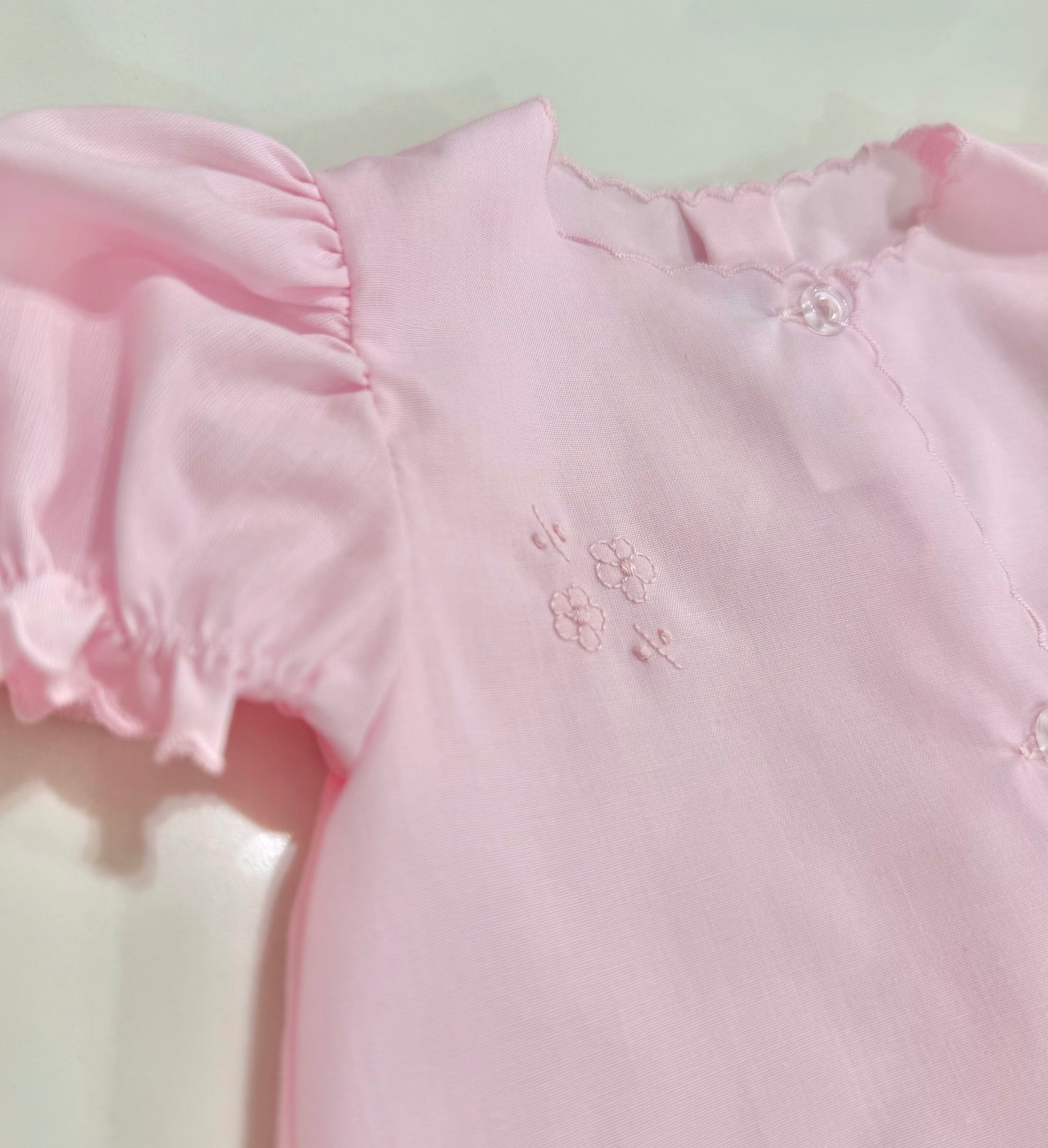 Girls Daygown - Pink Flowers