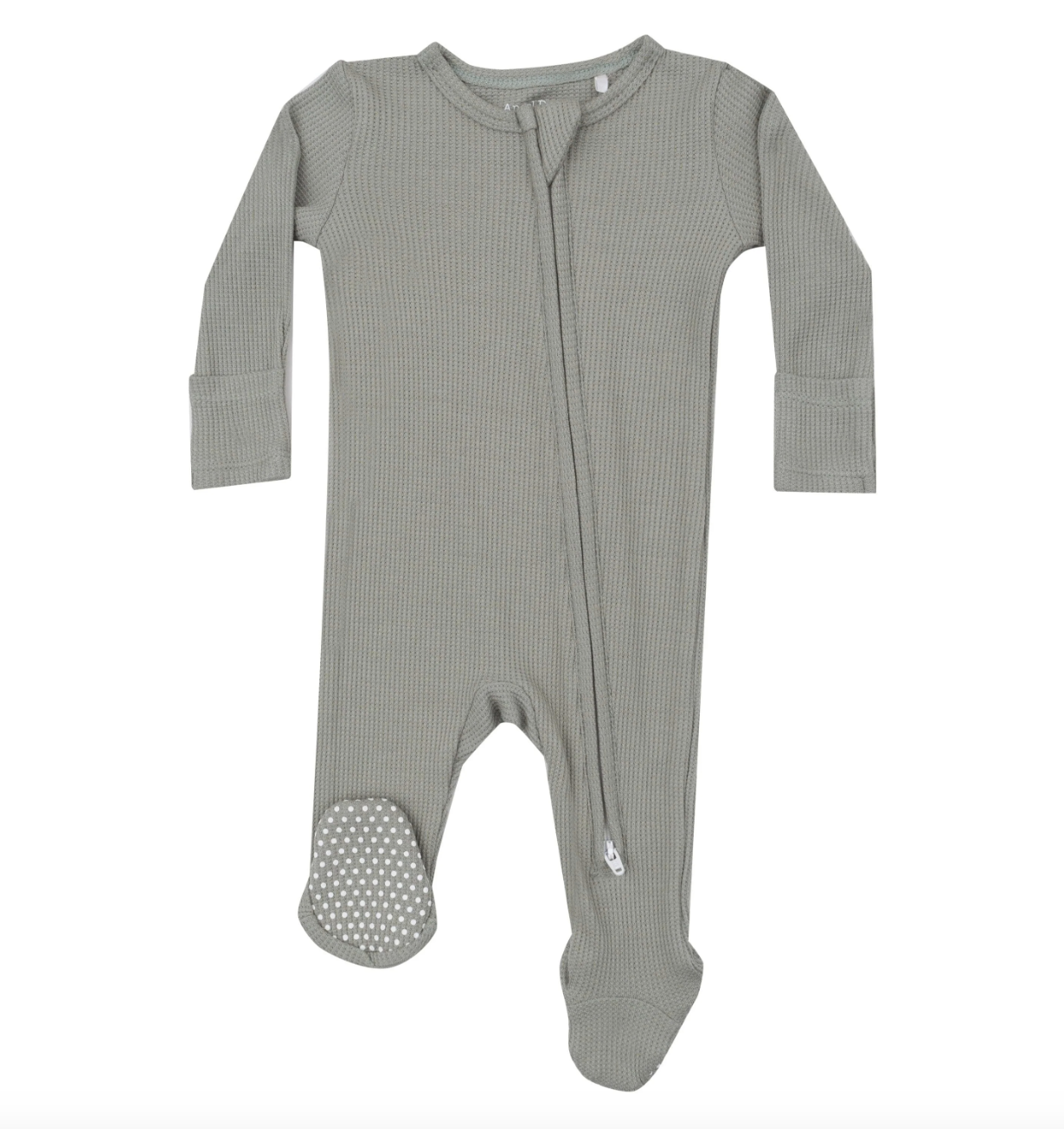 Sage Waffle Footie