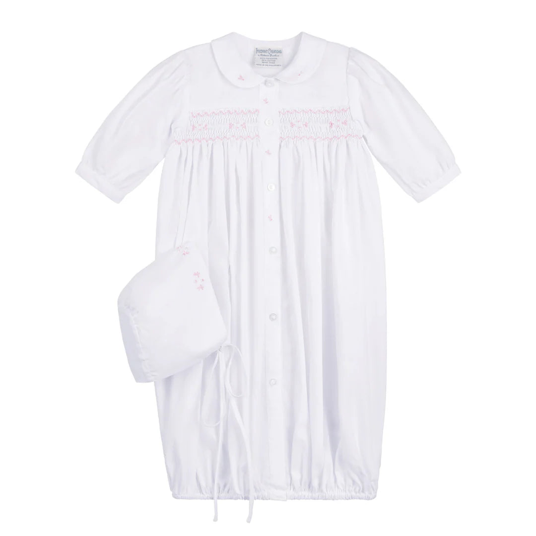 Girls Smocked Bud Take Me Home Gown