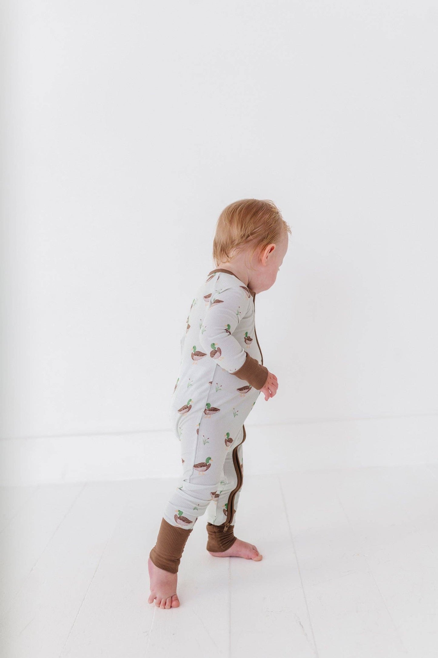 Duck, Duck Cute Ribbed Convertible Footies