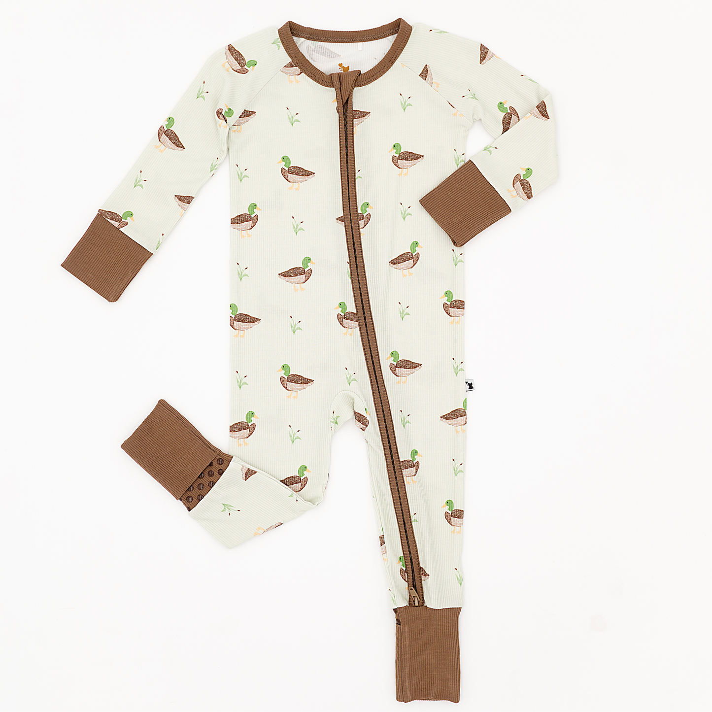 Duck, Duck Cute Ribbed Convertible Footies