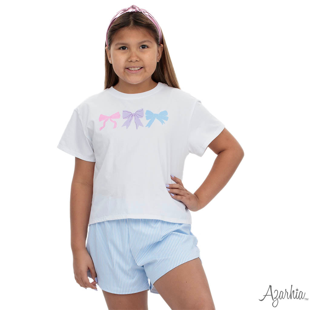 Pastel Bows Boxy T