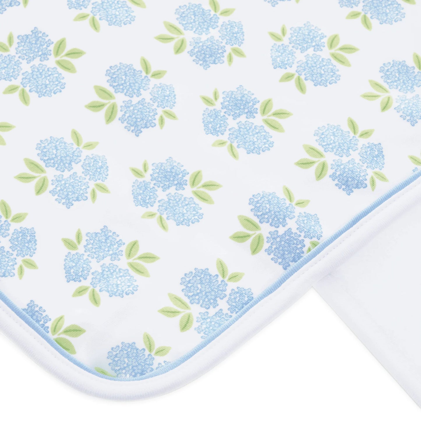 Dreamy Hydrangeas Print Burp Cloth