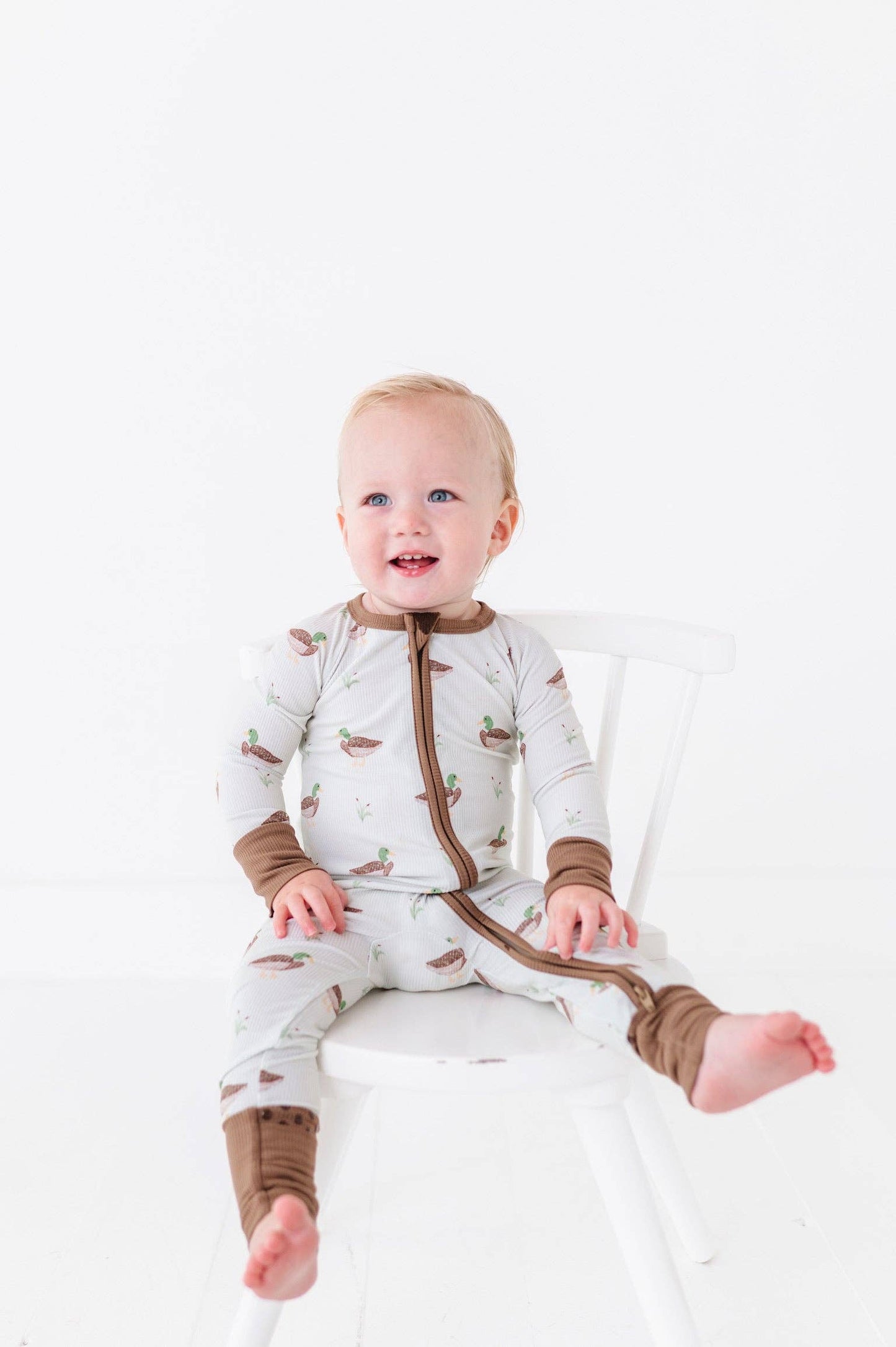 Duck, Duck Cute Ribbed Convertible Footies
