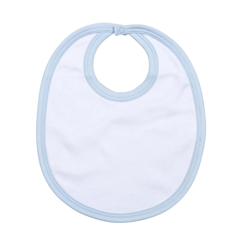 Leo White and Blue Bib