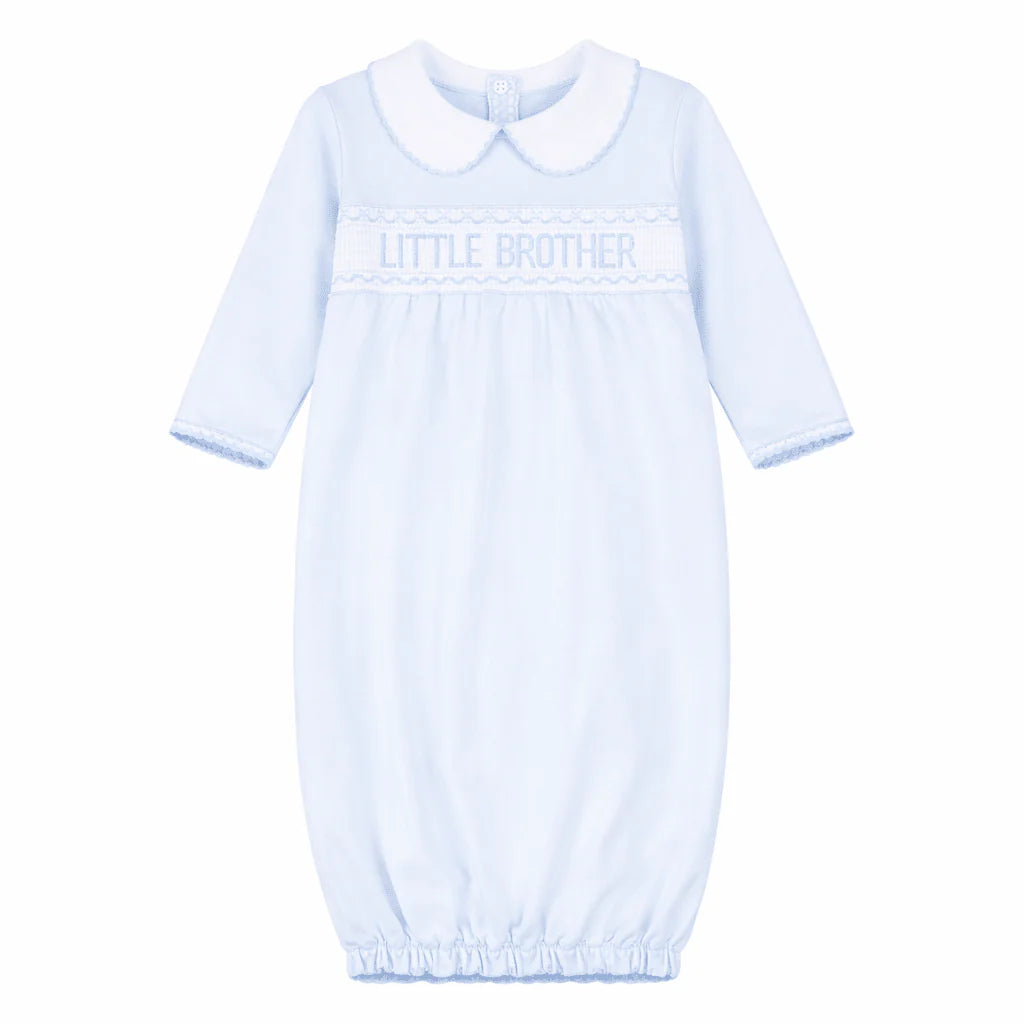 Little Brother Smocked Gown