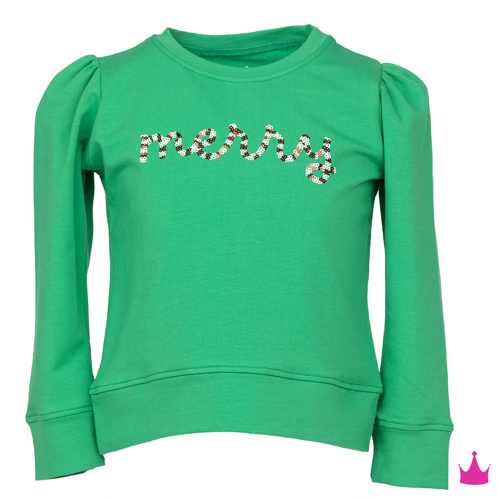 Sequin Merry Green Holly