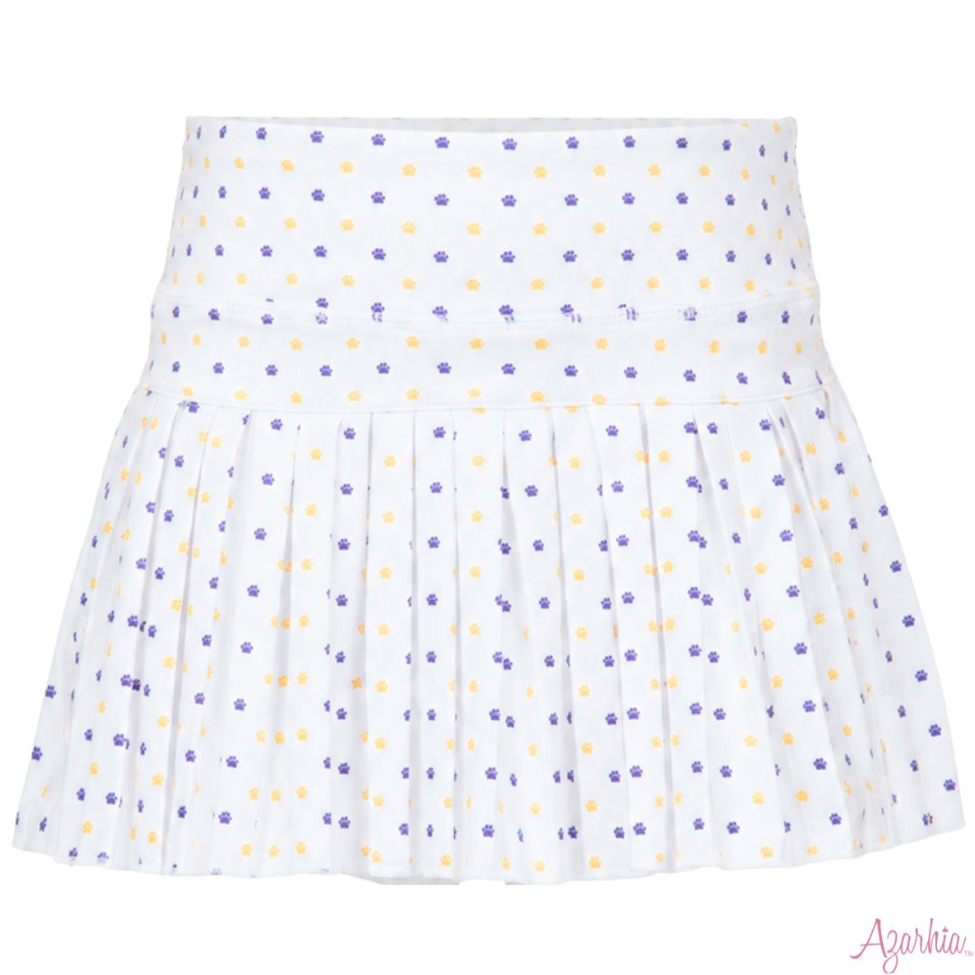 Mini Pleated Skort - Tiger Paw