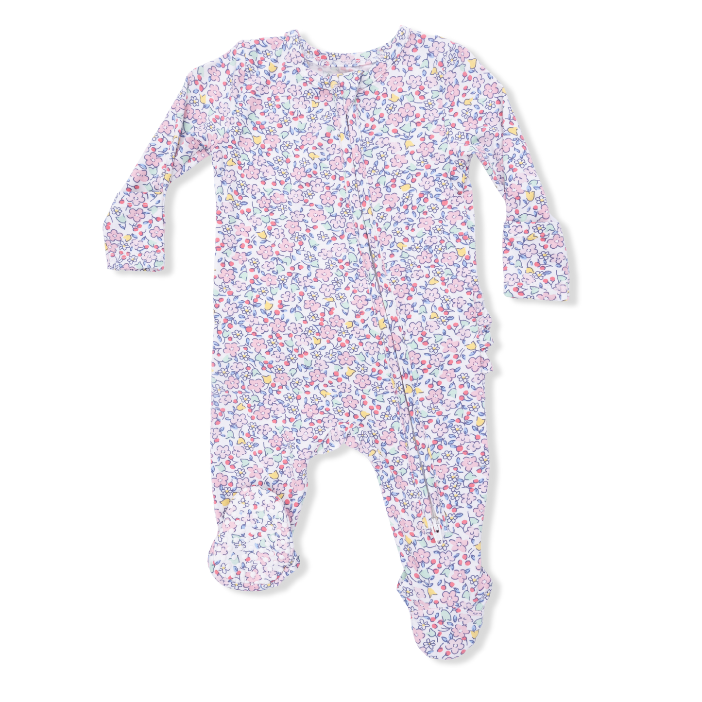Elizabeth's Garden Zipper Footie